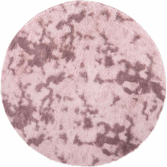 vidaXL Anti-slip Rug Rectangular Shaggy Dk. Pink