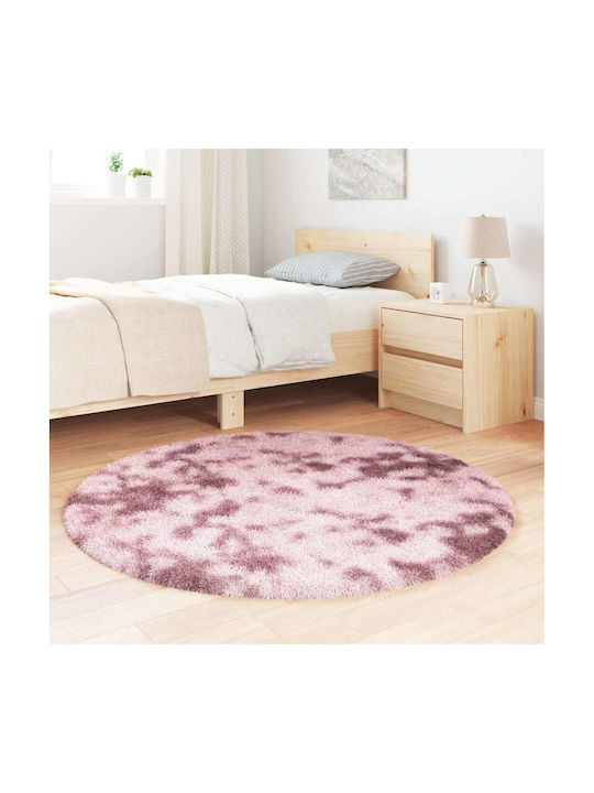 vidaXL Anti-slip Rug Rectangular Shaggy Dk. Pink