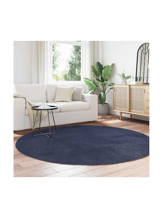 vidaXL Anti-slip Rug Rectangular Shaggy Blue