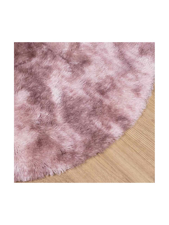 vidaXL Anti-slip Rug Rectangular Shaggy Dk. Pink