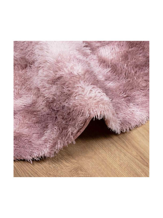vidaXL Anti-slip Rug Rectangular Shaggy Dk. Pink