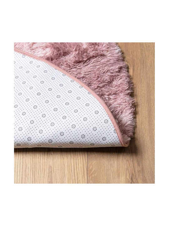 vidaXL Anti-slip Rug Rectangular Shaggy Dk. Pink