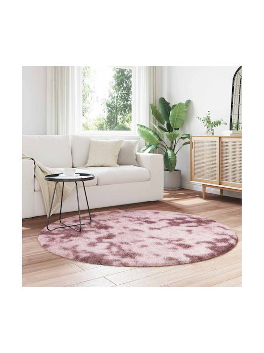 vidaXL Αντιολισθητικό Χαλί Ορθογώνιο Shaggy Ροζ 160x160cm