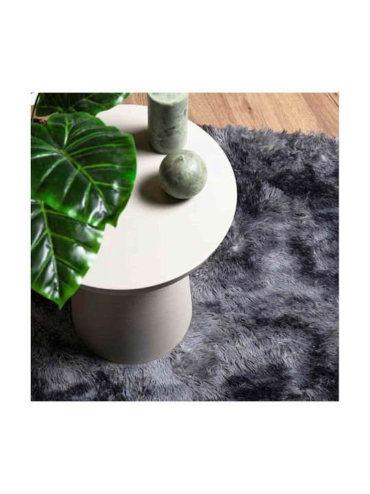 vidaXL Anti-slip Rug Rectangular Shaggy Dark Gray