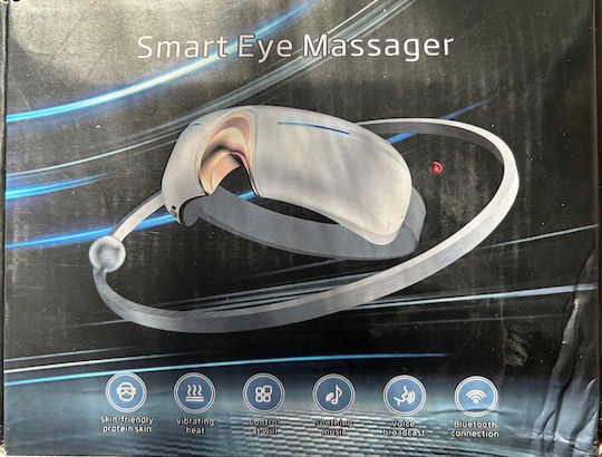 Massage Device for the Eyes with Infrared Heat and Vibration Black DS-B10