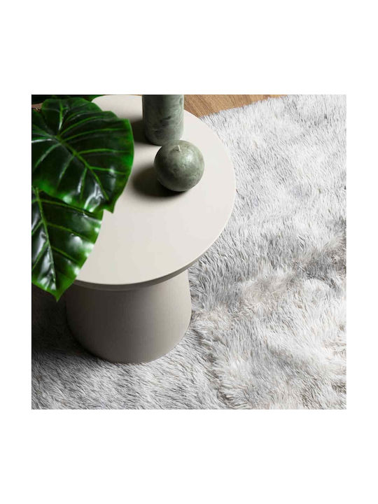 vidaXL Anti-slip Rug Rectangular Shaggy Light Grey - Grey