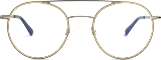 CInque Damen Metallisches Brillengestell Gold