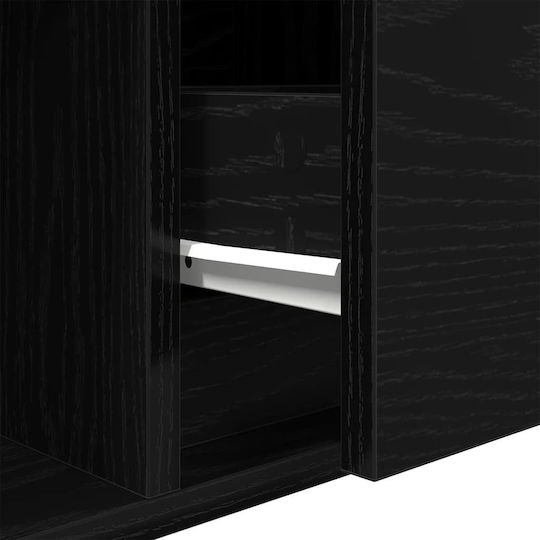 Stand TV Negru L60xA31xÎ25.5cm