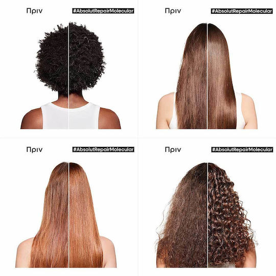 L'Oréal Professionnel Serie Expert Absolut Repair Molecular Șampon Reparare Moleculară Fără Sulfați Pentru Păr Deteriorat Reconstrucție/Hrană Pentru Păr Deteriorat 500ml