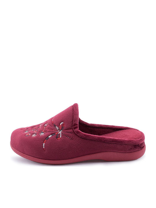 Winter Women's Slippers Burgundy