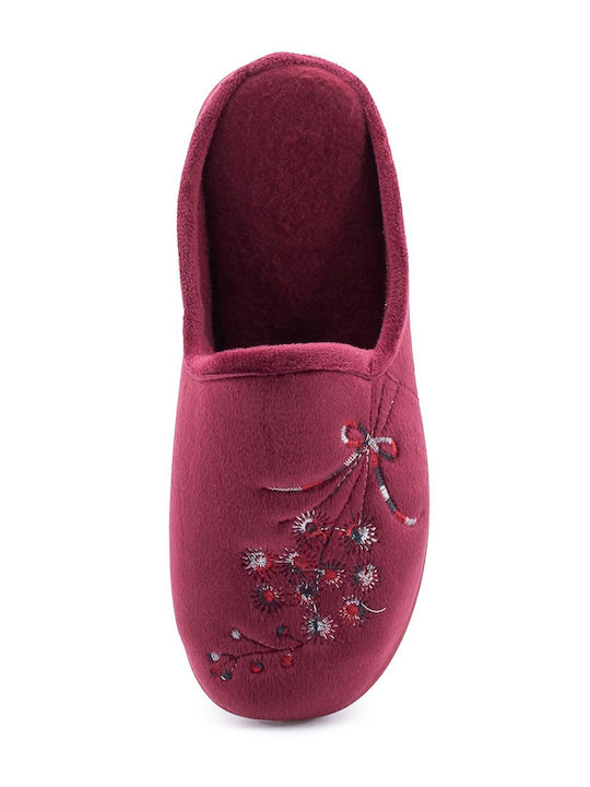 Winter Women's Slippers Burgundy