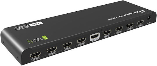 Hdmi Splitter Techly 4k 8 Port Hdr