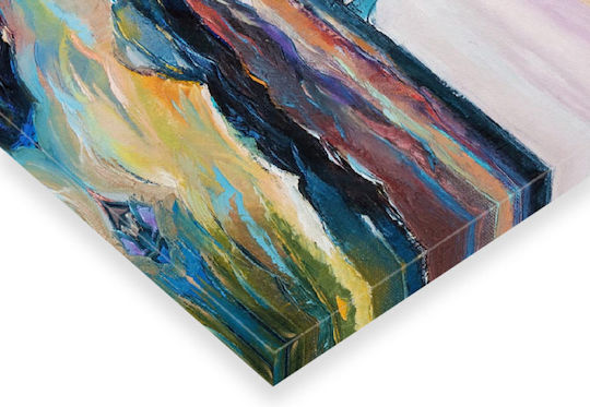 Canvas Painting Sailing Ship Diptych 120x80cm 2 Pieces 60x80cm
