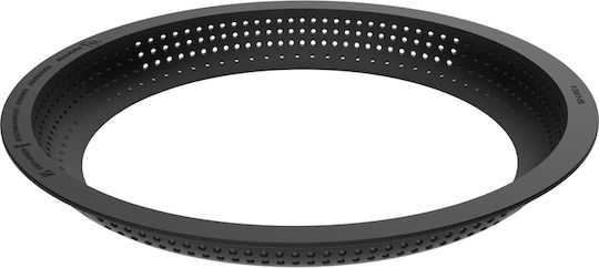 3d Tarte Ring Round O180 H 20 Microperforated Ring Black Σιλικονη Silikomart