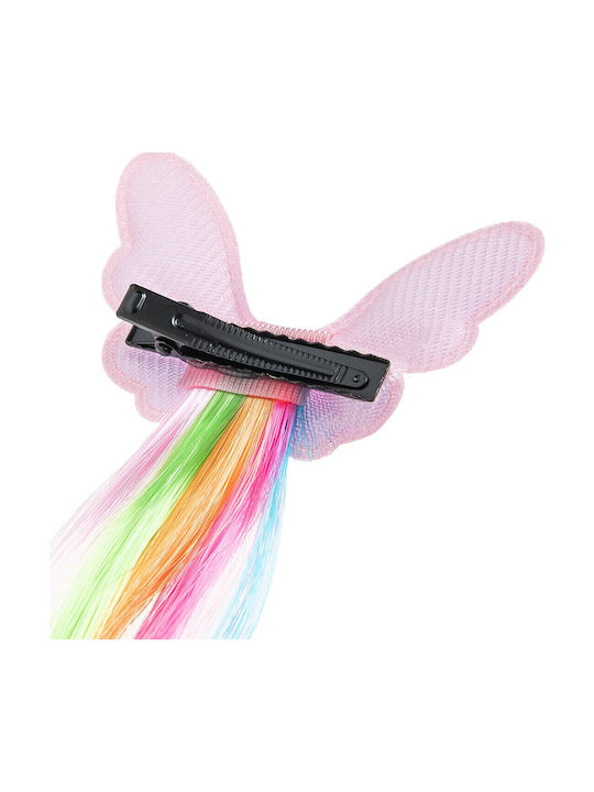 Iridescent Butterfly Hair Clip Extensions