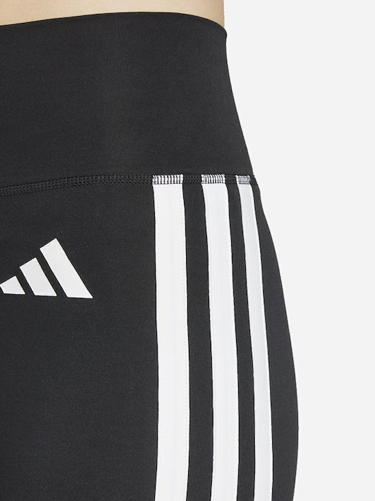 Optime Essentials 3-stripes Training Γυναικείο Μακρύ Κολάν Μαύρο