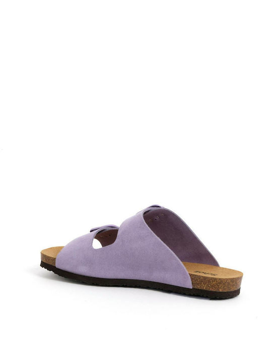 Scholl Women's Flat Sandals in Purple Color