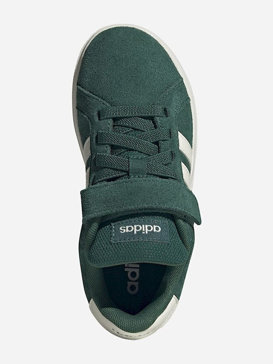 Grand Court 00s Kinder Sneakers mit Klettverschluss Grün
