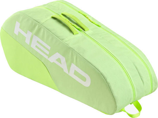 Head Base Τσάντα Ώμου / Χειρός Τένις 6 Ρακετών Πράσινη