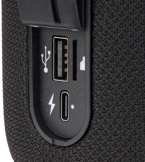 Osio Bluetooth Speaker 16W with Radio and Battery Life up to 4 hours Black OBT-8000BL