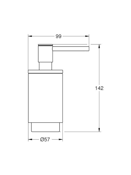 Grohe Selection Dispenser Γυάλινο Χρυσό 130ml