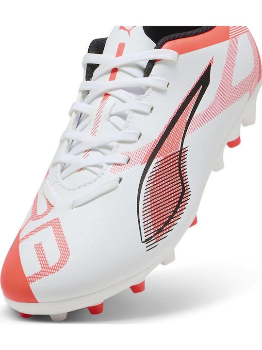 Ultra 5 Play Mg Jr Kids Molded Soccer Shoes White