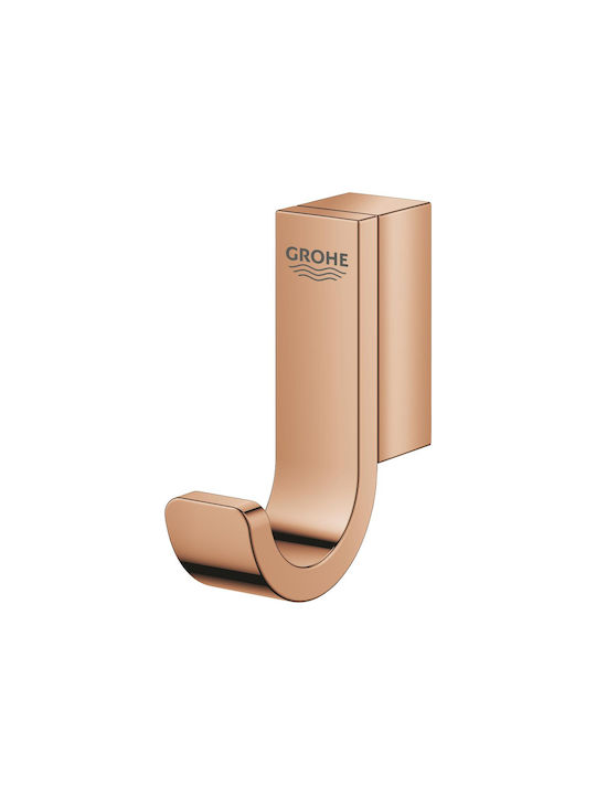 Grohe Selection Single Wall-Mounted Bathroom Hook Silver