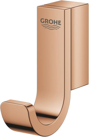 Grohe Selection Single Wall-Mounted Bathroom Hook Silver