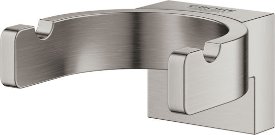 Grohe Selection Single Wall-Mounted Bathroom Hook Silver