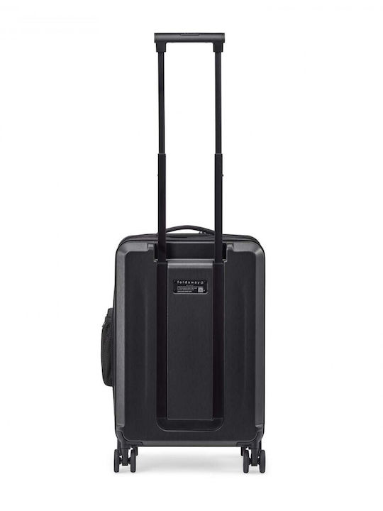 Senz° Senz Foldable Carry On Trolley Черна с 4 колела Височина 55см.