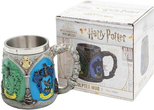 Paladone Hogwarts Houses Чаша Керамично Сребрист 350мл