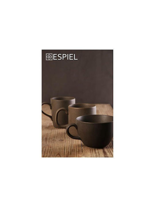Espiel Morgan Чаша Керамично Сив 330мл