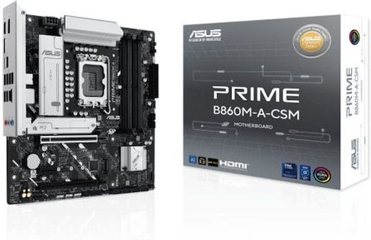 Asus Prime B860M-A-CSM Motherboard Micro ATX με Intel 1851 Socket 90MB1K00-M0EAYC