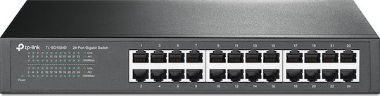 TP-LINK TL-SG1024D Unmanaged L2 Switch with 24 Gigabit (1Gbps) Ethernet Ports