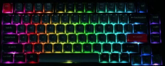 Keychron V1M-D4 Max QMK/VIA V1M-D4 Безжична Гейминг Механична Клавиатура 75% с Gateron Jupiter Banana превключватели и RGB осветление (Международен английски език) Карбон Черна