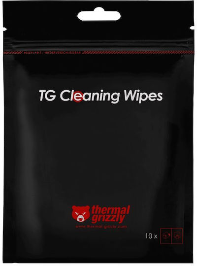 Thermal Grizzly Grizzly Tg Cleaning Wipes For Cpu 10ps (tg-cw-10)