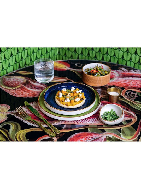 Stylepoint Jersey Plate Desert made of Porcelain Orange with Diameter 20.5cm 6pcs