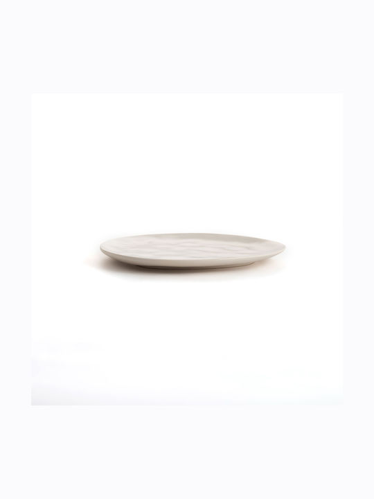 Bidasoa Plate Shallow Ceramic White 23cm 6pcs