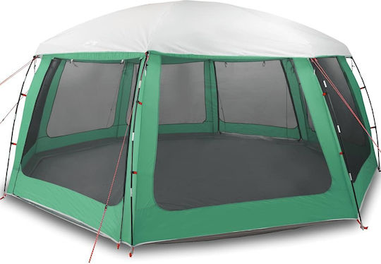 vidaXL Camping Tent Green