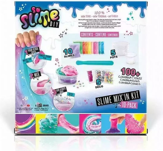 Canal Toys Slime So Slime DIY 10 Pack for Children 6+ years old Years 10pcs