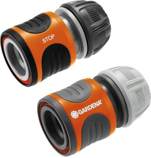 Gardena 18279-20 Quick Connector Water Pipe for Hose 1/2" & 5/8" Orange