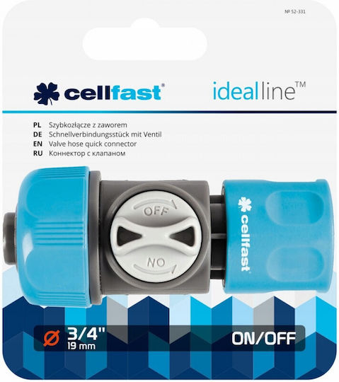 Cellfast 52-331 Irrigation Connector 19mm Blue