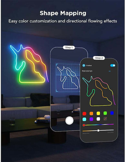 Govee Smart LED Strip Wi-Fi 5m Neon Flex with Power Supply