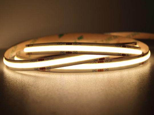 LED Strip 12V Warm White Light 5m Type COB