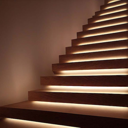 V-TAC Αδιάβροχη Ταινία LED 24V Θερμό Λευκό Φως 5m Τύπου COB