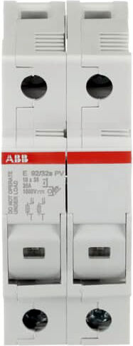 Abb Electrical Panel Accessories Disconnect Switch 2P 32A 10.3x38mm 45089