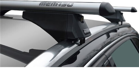 Bare transversale Menabo Tiger Silver XL pentru acoperiș BMW Seria 2 F46 Gran Tourer 2015+
