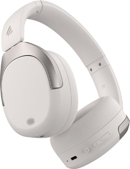 Edifier W830NB Hybrid Wireless / Wired Over Ear Headphones with 94 Hours Playing Time and Quick Charge White