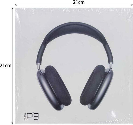 P9 Wireless / Wired Over Ear Headphones Black