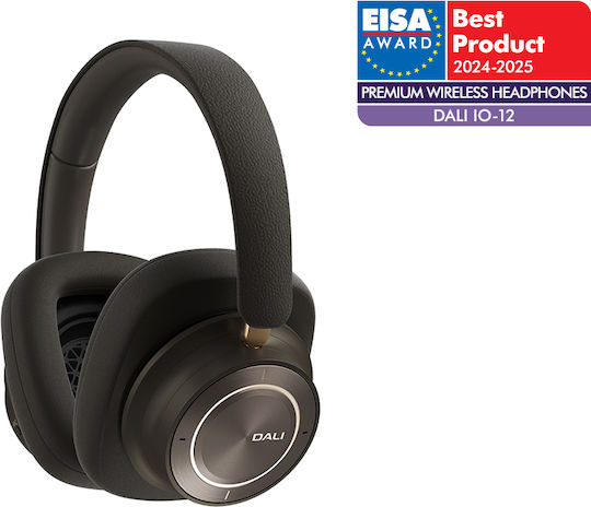 Dali IO-12 Ασύρματα / Ενσύρματα Over Ear Ακουστικά με 35 ώρες Λειτουργίας Μαύρα